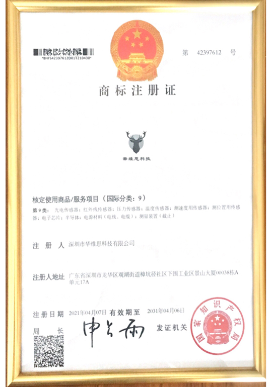 商標(biāo)證書(shū)